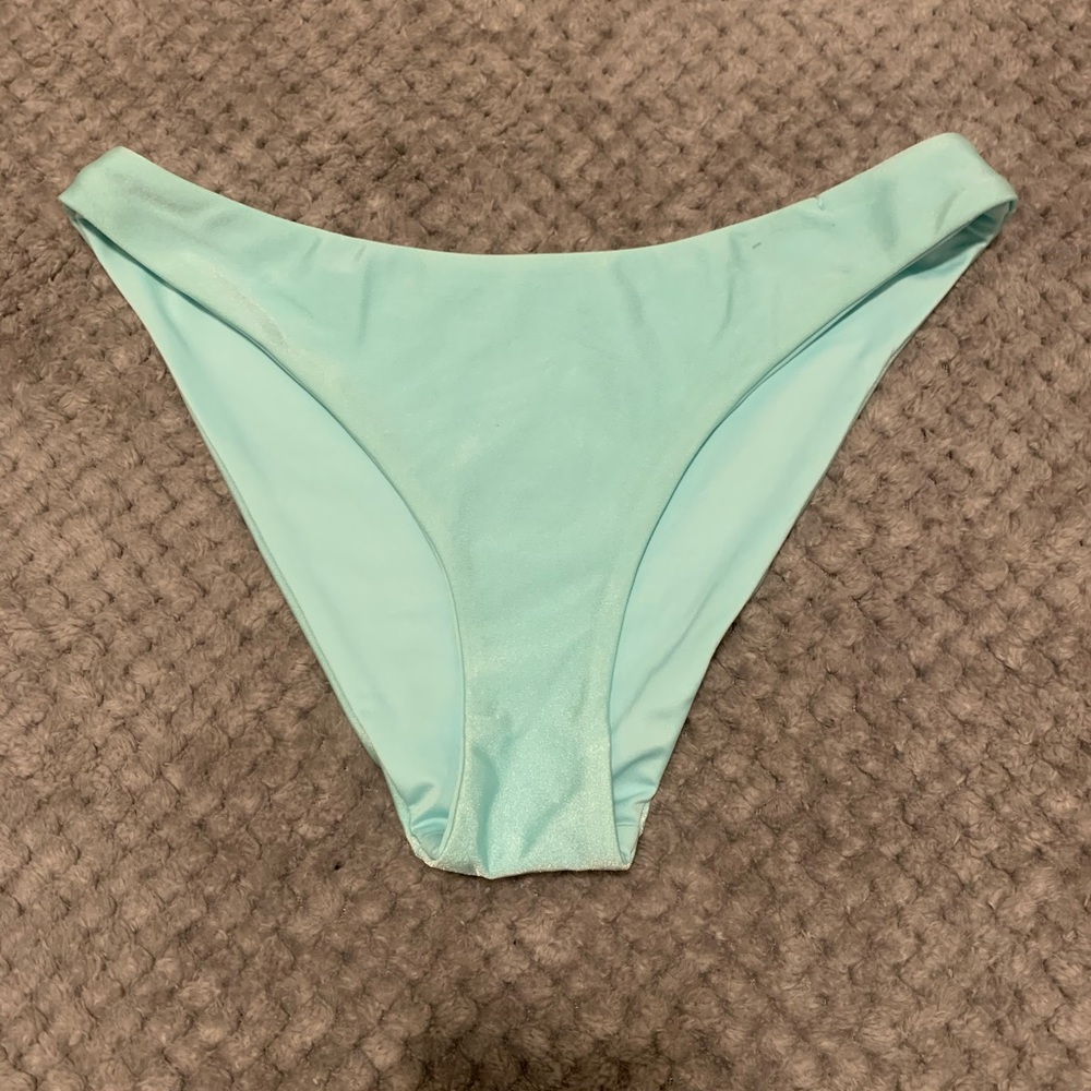 Aqua blue bikini bottoms